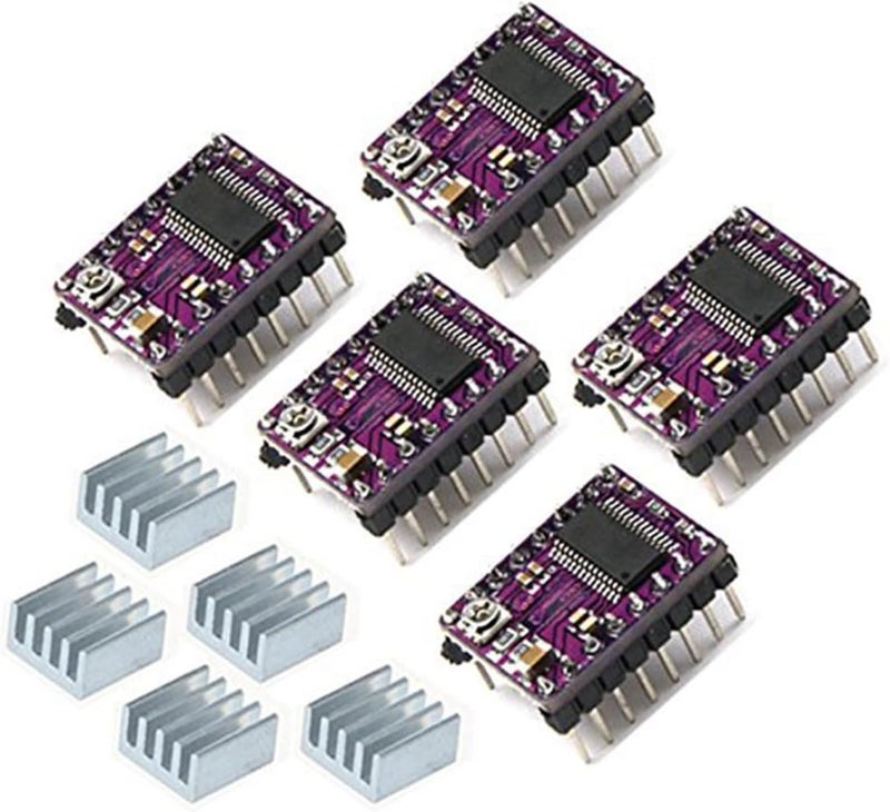 hiBCTR 10-Piece Set of DRV8825 Stepper Motor Driver Modules for 3D Printers, RepRap, and RAMPS1.4 Stepper Sticks - Image 2